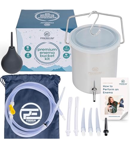 Amazon.com: PE Premium Enema Stainless Steel Coffee Enema Bucket